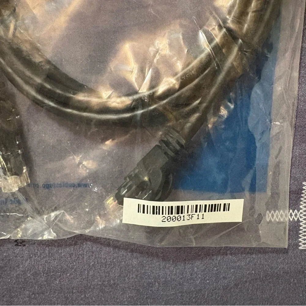 NEW Cables To Go Black Ethernet Cable